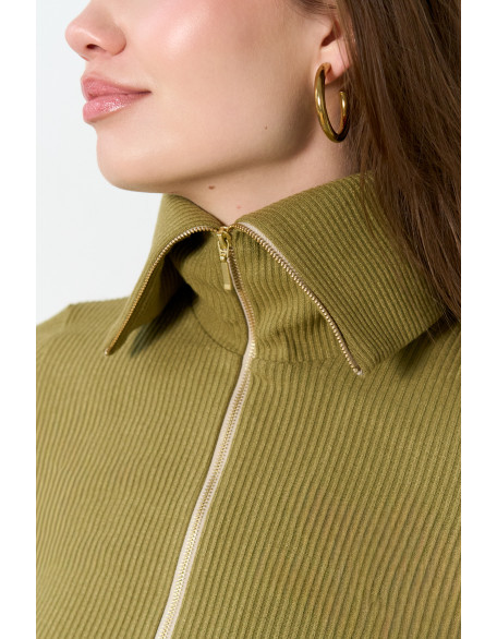 Лонгслив на молнии 