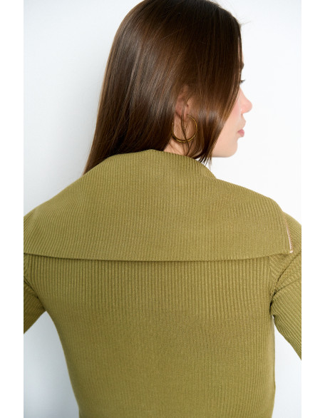 Лонгслив на молнии 