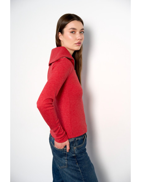 Лонгслив на молнии Лонгслив на молнии