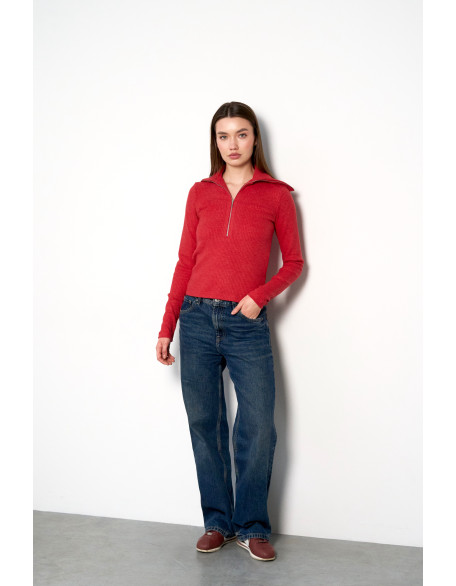 Лонгслив на молнии Лонгслив на молнии