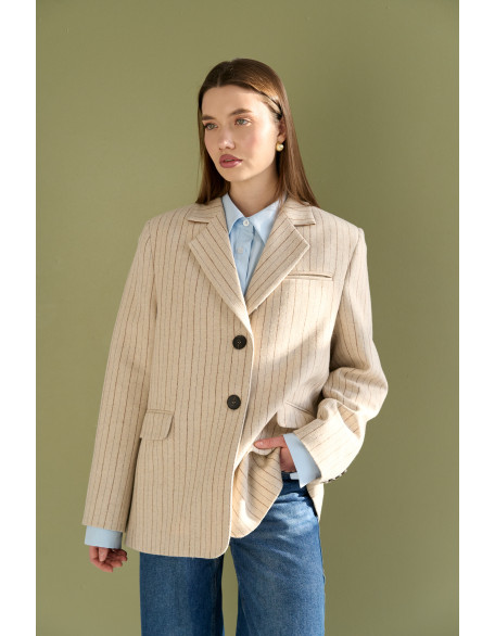 Жакет Base в полоску 