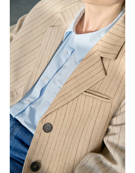 Жакет Base в полоску 