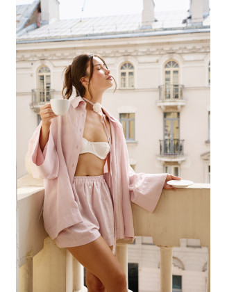 Костюм с шортами JASMINE розовый
