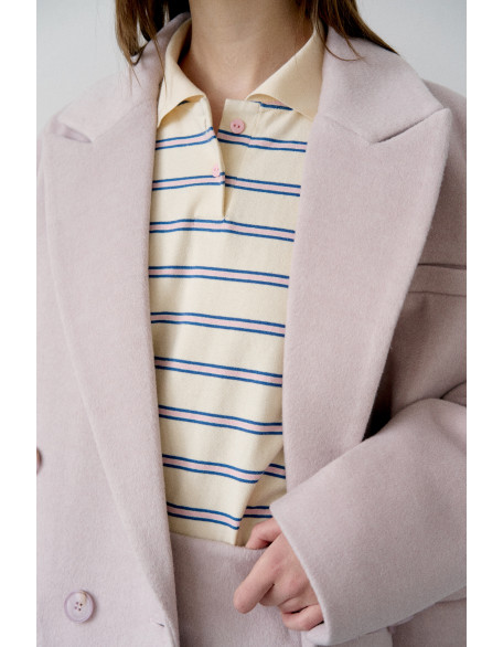 Лонг POLO в полоску 