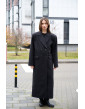 Пальто макси Simply black черное