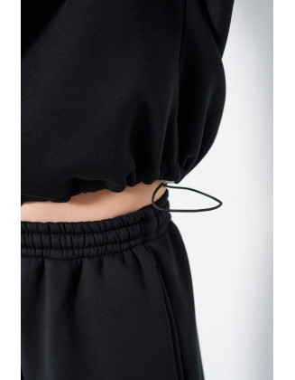 Костюм ZIP с начесом черный