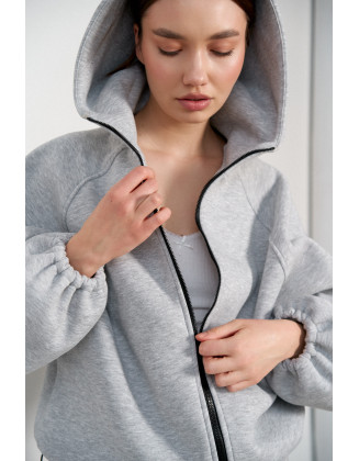 Костюм ZIP с начесом меланж