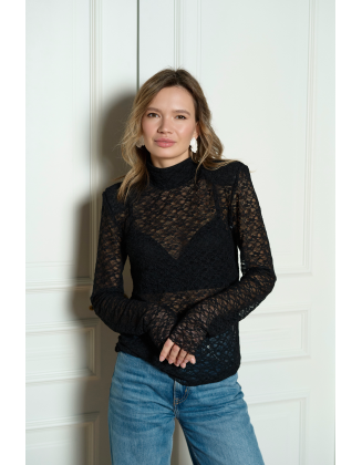 Лонгслив Dark horse черный