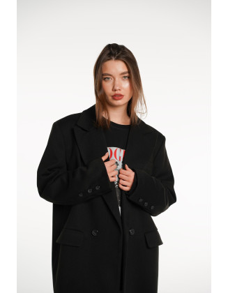 Пальто - жакет черное