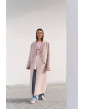 Пальто макси  Simply PINK розовое