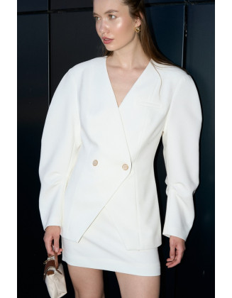 Жакет Oui Jacket молочный