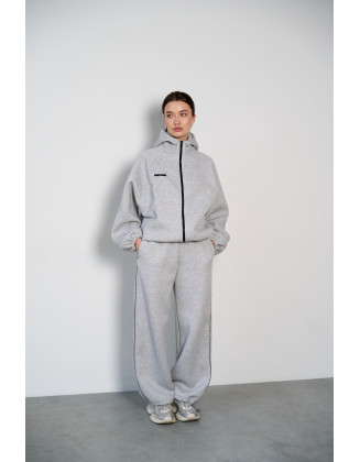 Костюм ZIP с начесом меланж