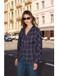 Жакет Oui Jacket синий в клетку