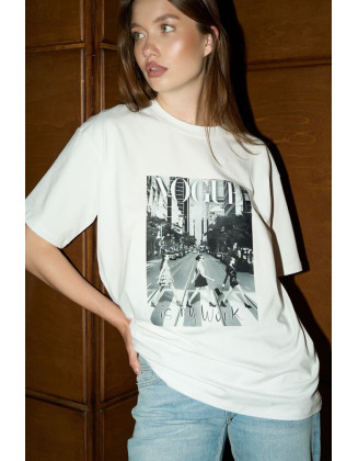 Футболка Vogue is my Work белая