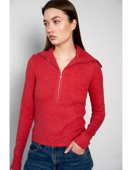 Лонгслив на молнии Лонгслив на молнии