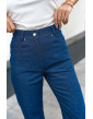Брюки Denim straight синие