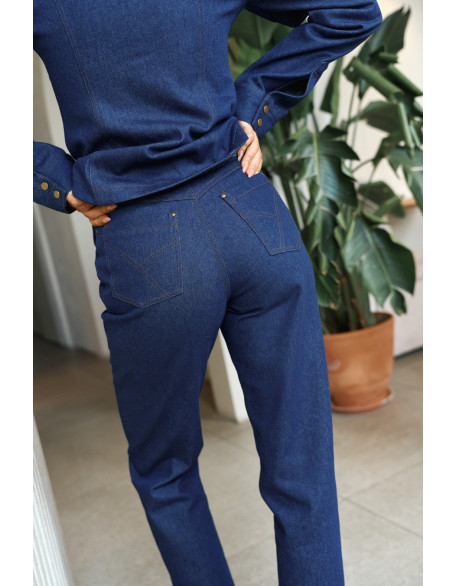 Брюки Denim straight 