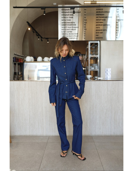 Рубашка Denim с подплечником 