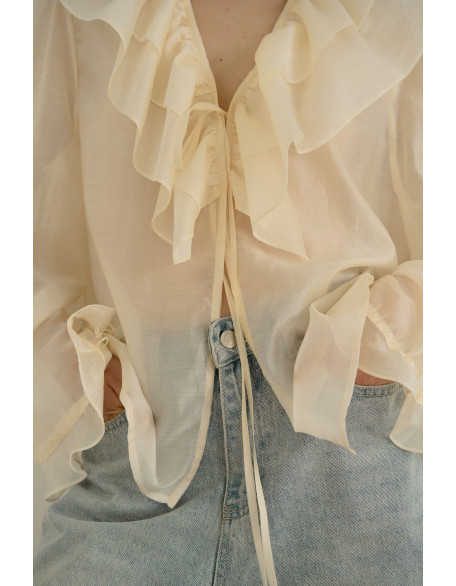 Блузка из тенсела 