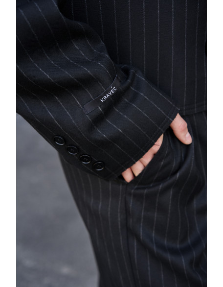 Кроп Жакет Black Stripe 