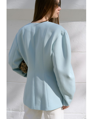Жакет Oui Jacket голубой