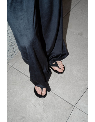 Брюки бархат черные