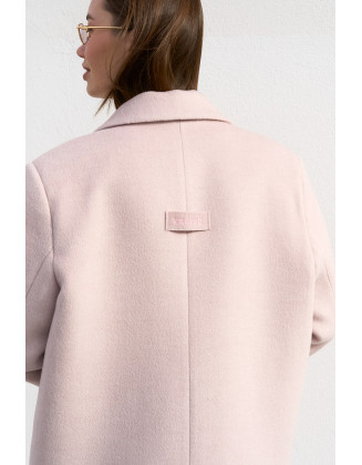 Пальто макси  Simply PINK розовое Пальто макси  Simply PINK розовое