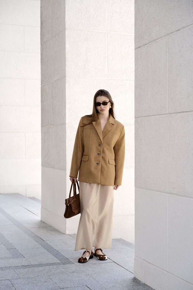 Юбка вуаль беж