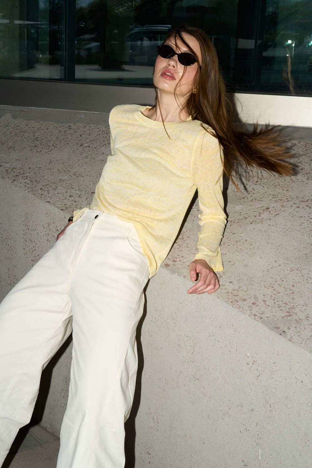 Лонгслив Base FLY лимонный