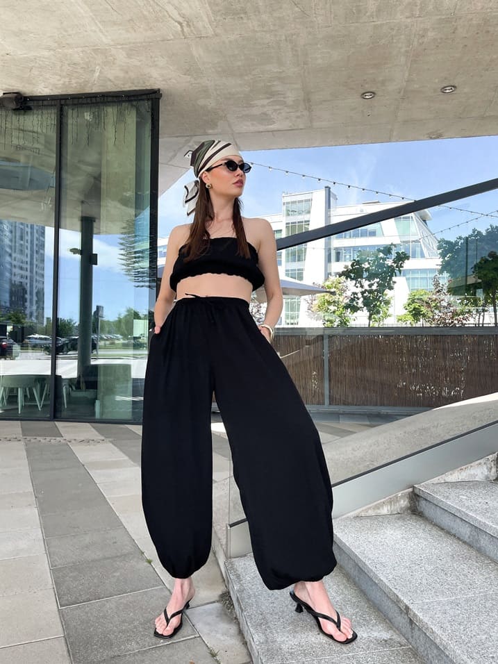 Брюки Алладины черные