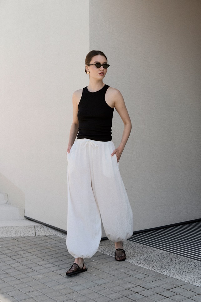 Брюки Алладины белые