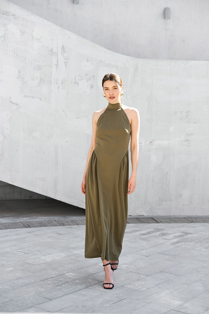 Платье РОМА olive